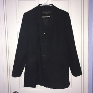 Fleet Street Black spring coat/jacket, small